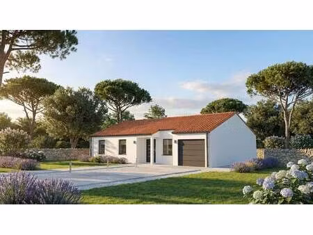 terrain avec maison neuve à vendre