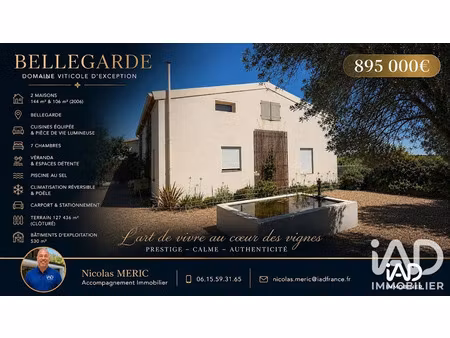 vente maison 11 pièces 250 m² à bellegarde (30127)  895 000 €