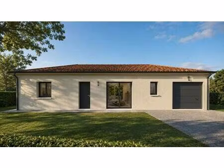 terrain avec maison neuve à vendre