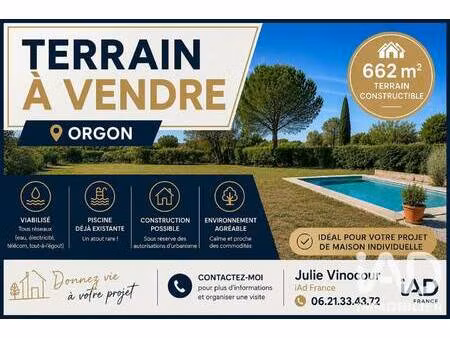 terrain constructible viabilisé à vendre