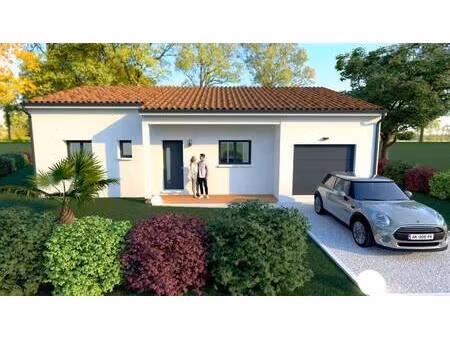 terrain avec maison neuve à vendre