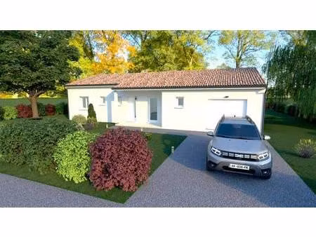 terrain avec maison neuve à vendre