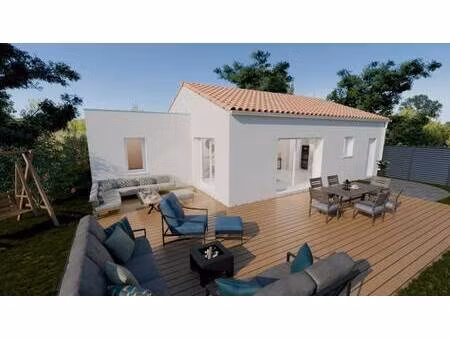terrain avec maison neuve à vendre