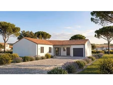 terrain avec maison neuve à vendre