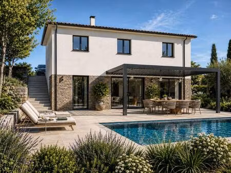 terrain avec maison neuve à vendre