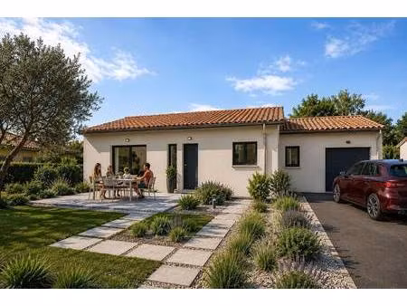 terrain avec maison neuve à vendre