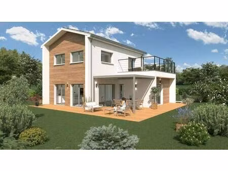 terrain avec maison neuve à vendre