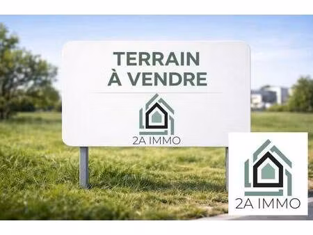 terrain constructible à vendre