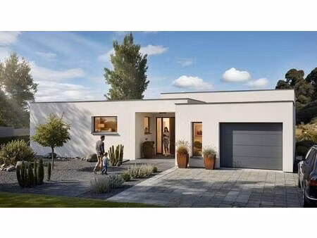 terrain avec maison neuve à vendre
