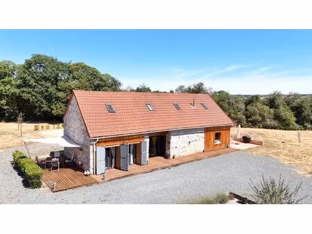 une belle maison rénovée  un studio et son grand terrain pouvant accueillir des animaux.