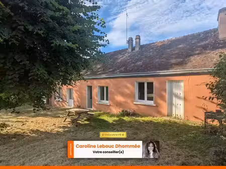 rare sous les 100k€ : authentique longère percheronne à restaurer  cheminée d’époque et te