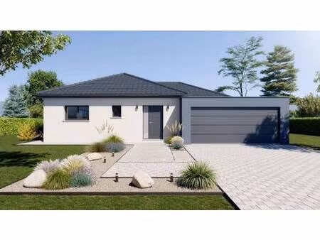 terrain avec maison neuve à vendre