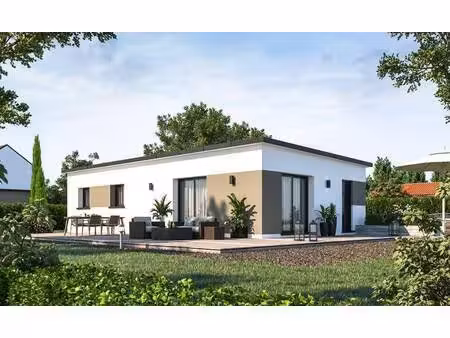 terrain avec maison neuve à vendre