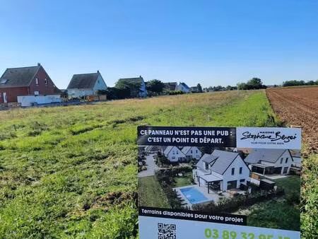 terrain constructible viabilisé à vendre