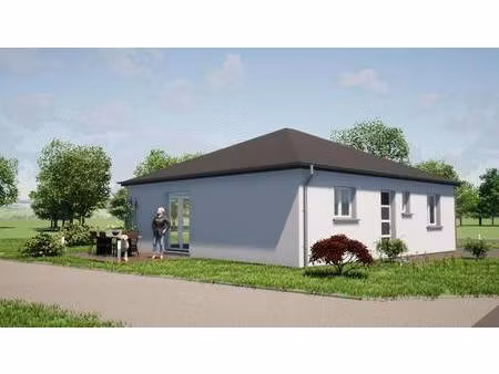 terrain avec maison neuve à vendre