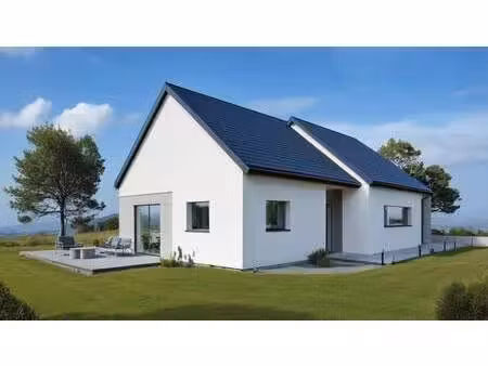 terrain avec maison neuve à vendre