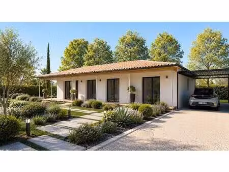 terrain avec maison neuve à vendre