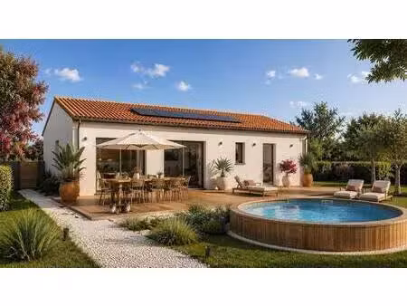 terrain avec maison neuve à vendre
