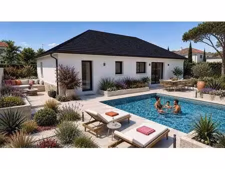 terrain avec maison neuve à vendre