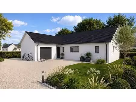terrain avec maison neuve à vendre