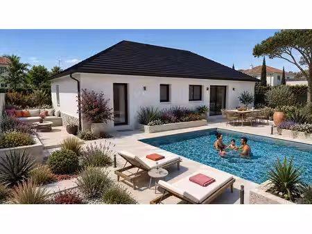 terrain avec maison neuve à vendre