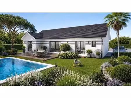 terrain avec maison neuve à vendre
