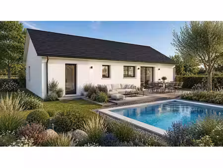 terrain avec maison neuve à vendre
