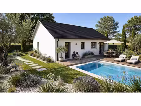 terrain avec maison neuve à vendre