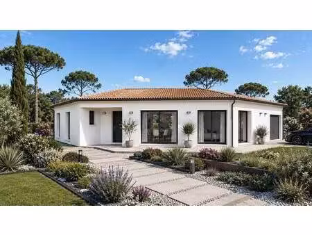 terrain avec maison neuve à vendre