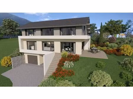 terrain avec maison neuve à vendre