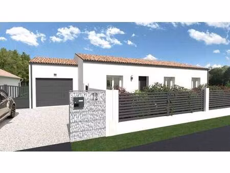 terrain avec maison neuve à vendre