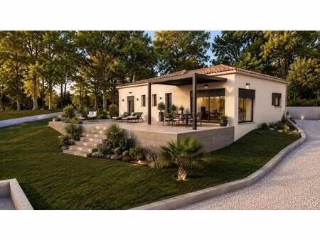terrain avec maison neuve à vendre