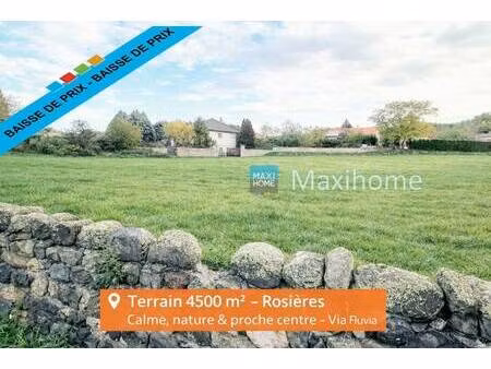 terrain constructible à vendre