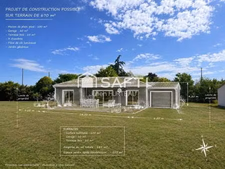 terrain constructible à vendre