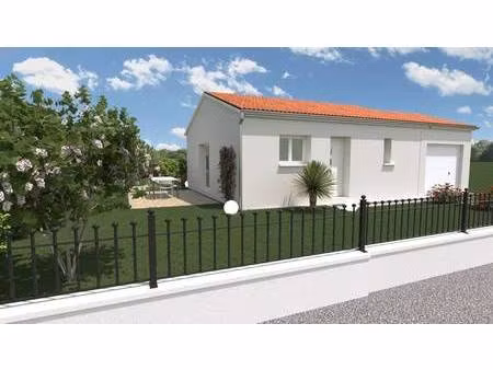 terrain avec maison neuve à vendre