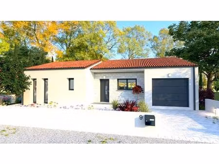 terrain avec maison neuve à vendre