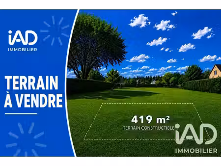 terrain constructible à vendre