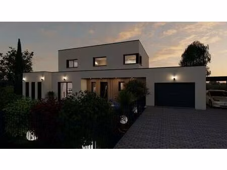 terrain avec maison neuve à vendre