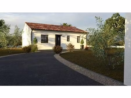 terrain avec maison neuve à vendre