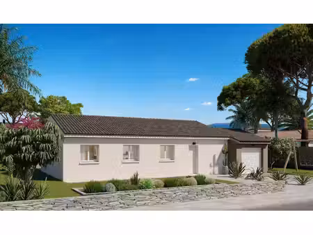 terrain avec maison neuve à vendre