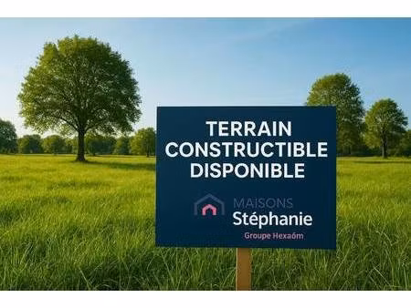 terrain constructible à vendre