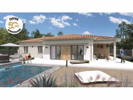 terrain avec maison neuve à vendre