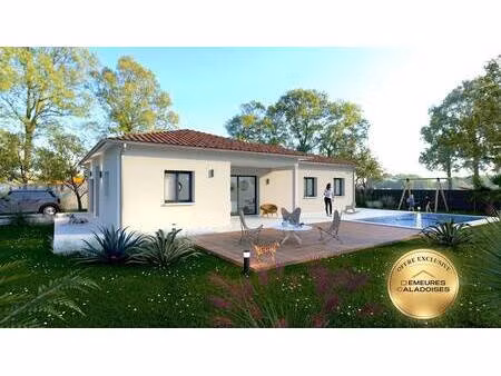 terrain avec maison neuve à vendre