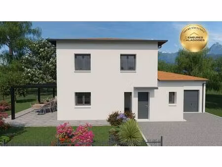terrain avec maison neuve à vendre