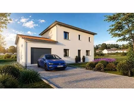 terrain avec maison neuve à vendre