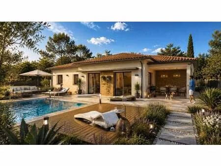 terrain avec maison neuve à vendre