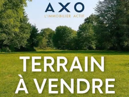 terrain constructible viabilisé à vendre