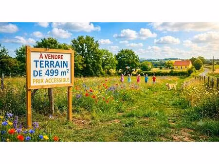 terrain constructible à vendre