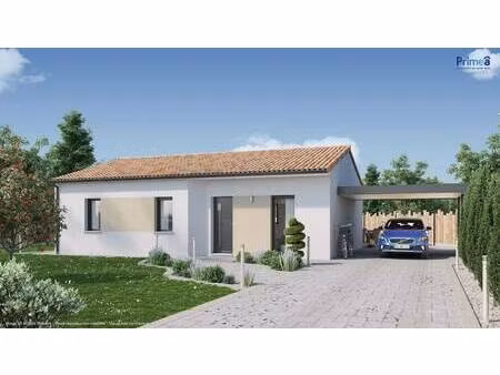 terrain avec maison neuve à vendre