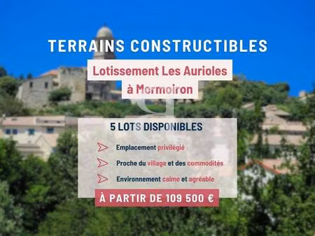 terrain à vendre